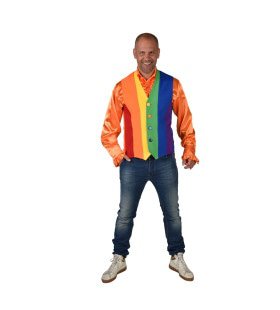 Regenbogenfestweste Herren