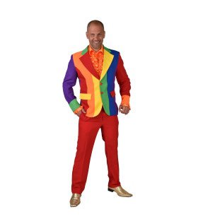 Regenbogenfestjacke Herren