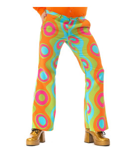 60er Jahre Psychedelic Waves Flower Power Hippie Festival Broek Herren