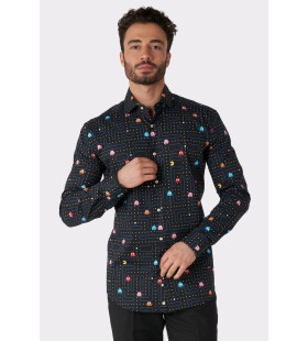 Pac-Man Arcade Icon Zwart Blouse