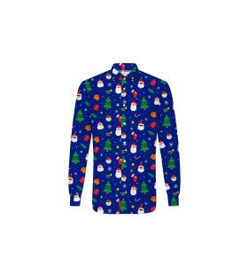 Teen Junges Weihnachten Fever Foute Weihnachtsbluse Blau Blau Jungen