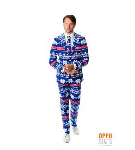 The Rudolph Kerstmotief Opposuit Kostuum Man