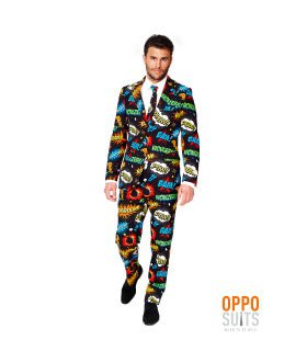 Comic Badaboom Opposuit Kostüm Herren