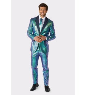 Fancy Fish Aquaman Mermaid Opposuit Kostuum