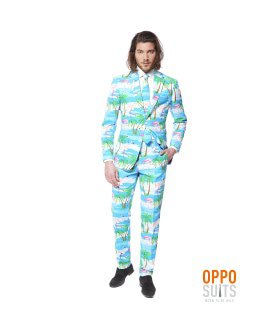 Miami Flaminguy Opposuits Herrenkostüm