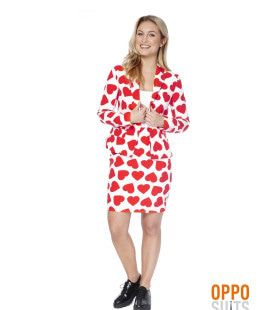 Hartendief Queen Of Hearts Opposuit Damenkostüm