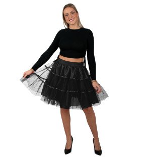 Petticoat Chique Zwart 45 Centimeter Vrouw