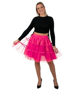 Zuurstok Roze Petticoat Neon 45 Centimeter Vrouw