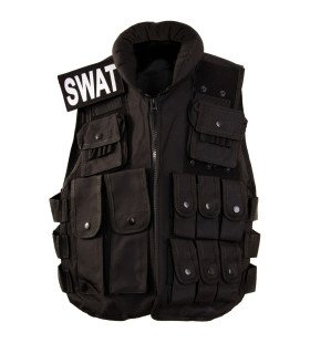 Utility Vest Swat Arnold Schwarz Kostuum