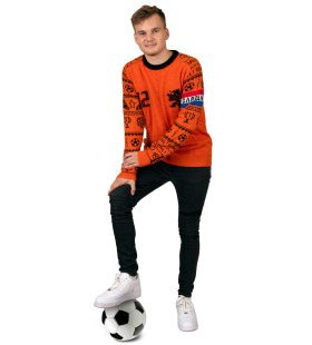 Weihnachtsfußballpullover Zwölfth Mann Herrenkostüm