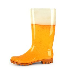 Regenstiefel Goldgelber Schlingel Bier