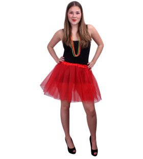 Tule Rok Ballet Rood Vrouw