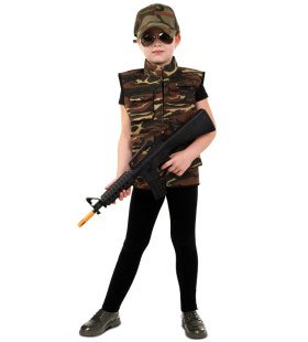 Carmen Camouflage Command Chick Weste für Kinder