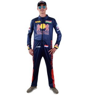 Supersnel Formule 1 Race Overall Max Man Kostuum