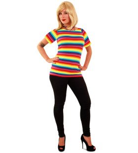 T-Shirt Rainbow Summer Festival Damen