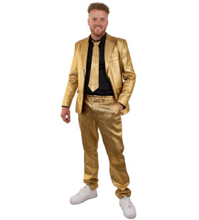 Gold Disco Glamour 3 -Part -Kostüm Herrenkostüm