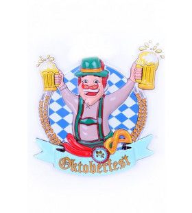 Wanddeco Oktoberfest Man Met Bierpu