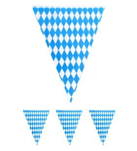 Vlaggenlijn Oktoberfest Blauw / Wit 1