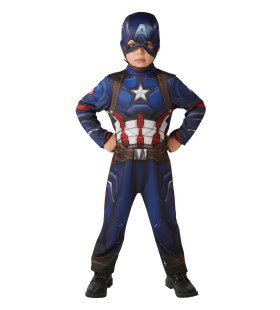 Nationalheld Captain America Classic Child Kostüm für Kinder