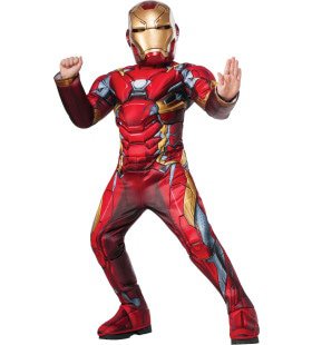 Iron Hero Iron Man Deluxe Kind Kostüm für Kinder