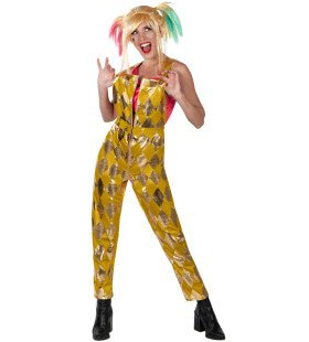 Harley Quinn Jumpsuit Damenkostüm