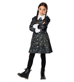 Wednesday Addams Back To School Meisje Kostuum