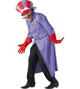 Dick Dastardly Kostüm Herren