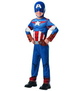 Superheld Captain America Classic Jongen Kostuum