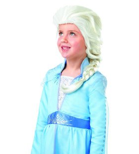 Gefrorener Elsa Blond Moeded Braid Perücke