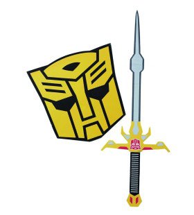 Transformers Bumblebee Sword Und Shield Set