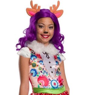 Enchantimals Danessa Deer Purple Perücke Mit Ohren