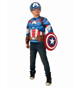 Captain America Größter Nationalheld Kostüm für Kinder