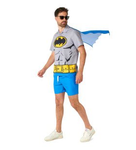 Sommer Batman Superheld Herrenkostüm