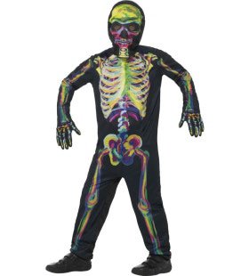 Rontgen Glow In The Dark Skelet Jongen Kostuum