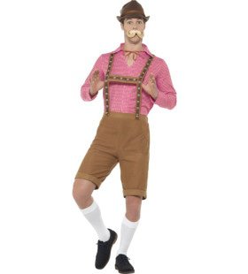 Schuhplattler Schumi Lederhosen Man Kostuum