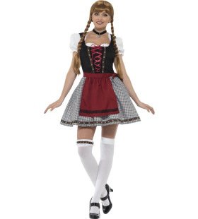 Fraulein Frohlich Dirndl Vrouw Kostuum