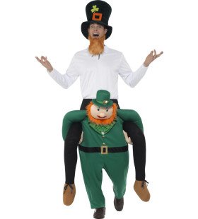 Paddy Op Een Leprechaun Man Kostuum