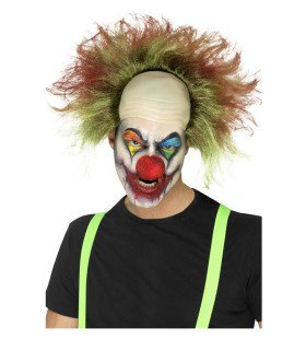 Gekke Professor Clown Elektrisch Haar Pruik