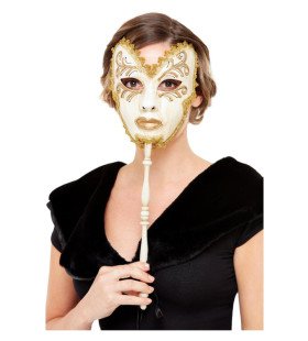 Venezianische Weiße Maske