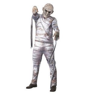 Ingewikkelde Mummie Zombie Man Kostuum