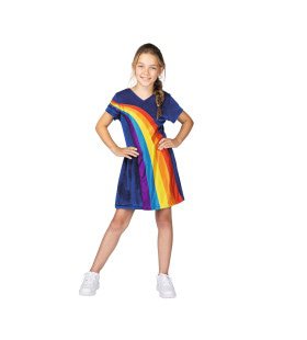 K3 Regenboog Jurkje Blauw Mädchen