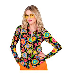 So Into The 60s Shirt Flower Love Vrouw