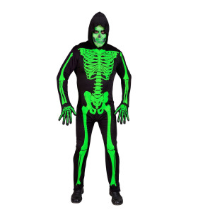 Gif Groene Halloween Skeletman Kostuum