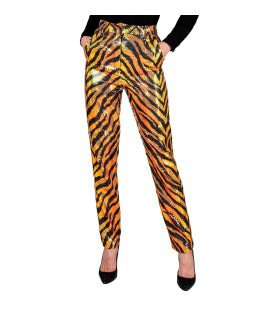 Pailletten Broek Jungle Fever Tiger Wild Vrouw