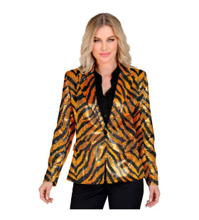 Pailletten Blazer Big Cat Tigerlove Vrouw