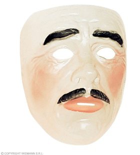 Maske Alter Mann Mit Schnurrbart