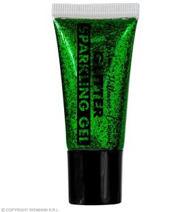 Funkelnde Make-Up-Gel Glitzern Grün, 25 Milliliter