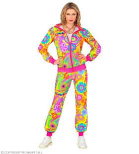 Neon Groovy Love Tracksuit Unisex Kostüm