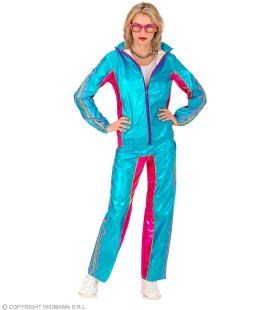 Rave On Soundwaves Tracksuit Blue Unisex Kostüm