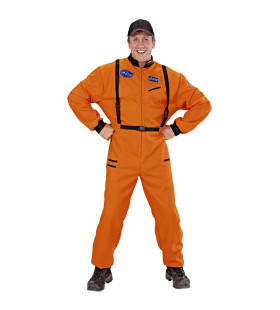 Amerikanischer Astronaut Orange Man Kostüm Herren